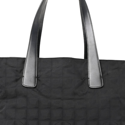 Chanel Nylon Large Travel Tote Black 8 of 14