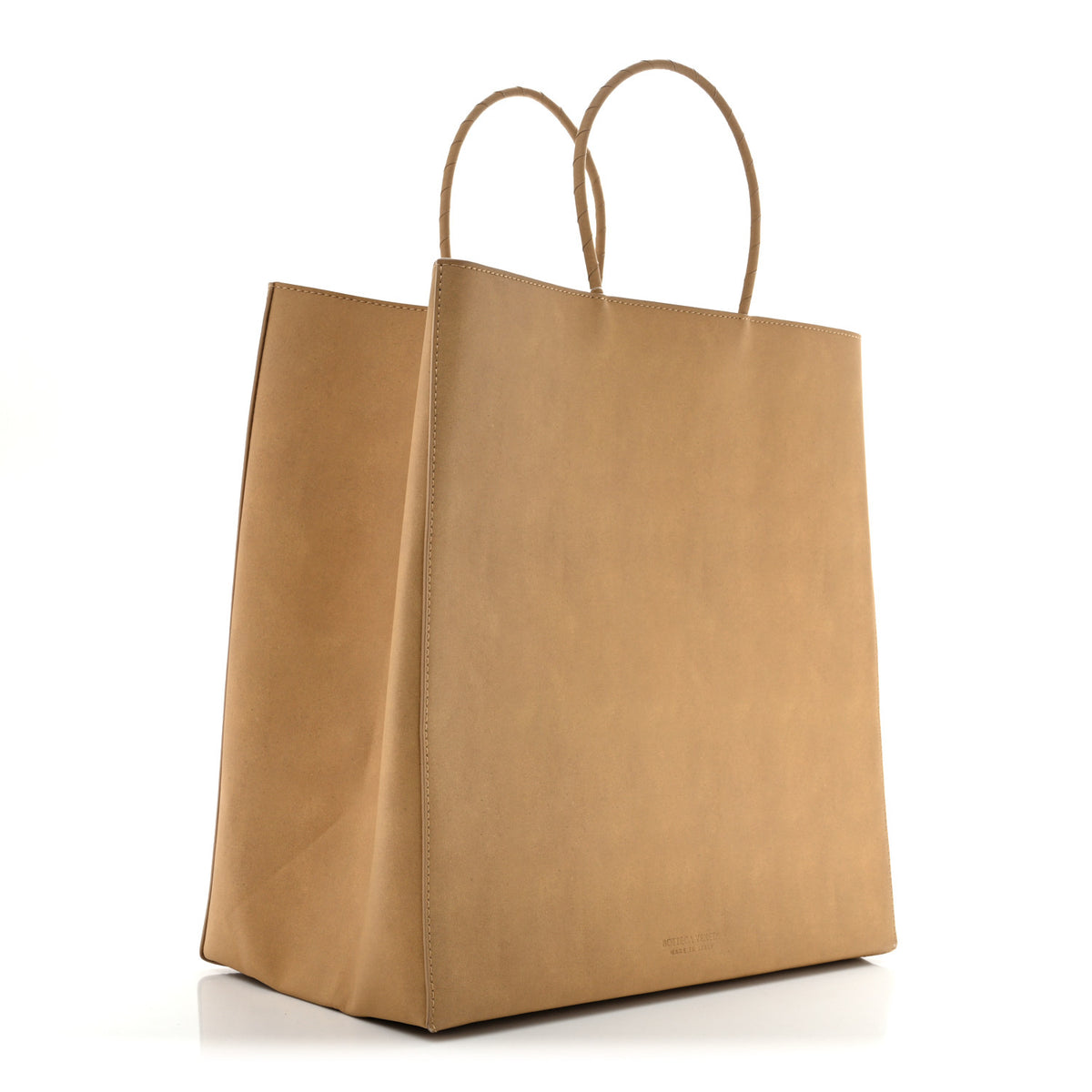 Bottega Veneta Calfskin Brown Bag Tote Kraft 3 of 12