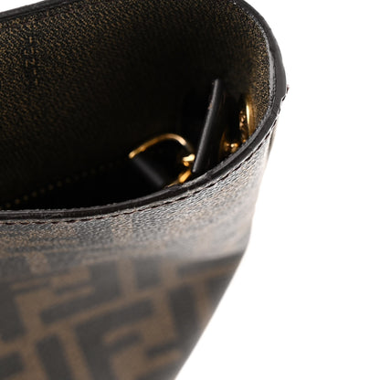Fendi Zucca Spalmati Medium Roll Tote Tobacco Moro 11 of 17