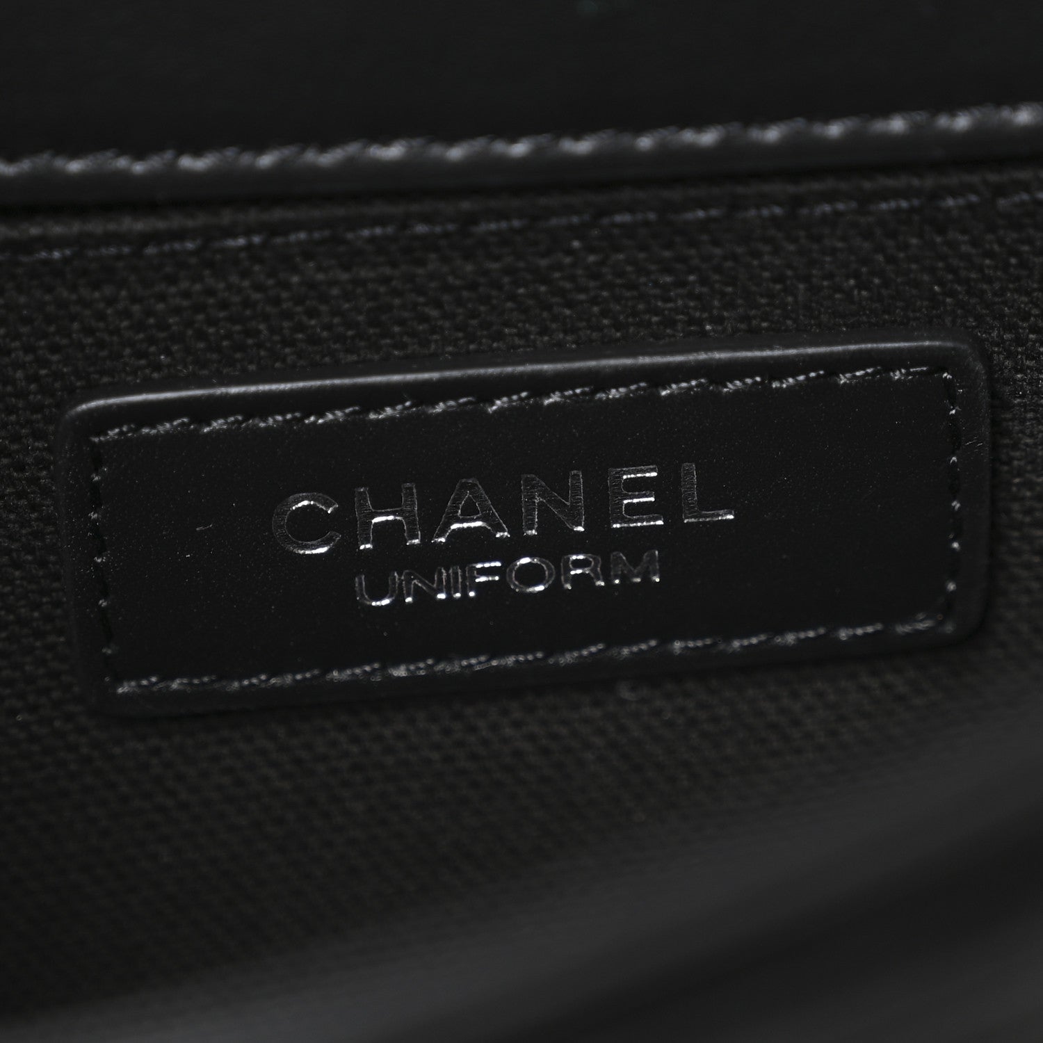 Chanel Calfskin Quilted CC Uniform Flap Belt Bag Black 6 of 12