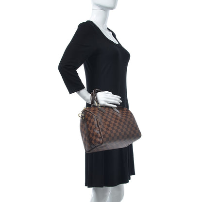 Louis Vuitton Damier Ebene Speedy Bandouliere 25 3 of 8