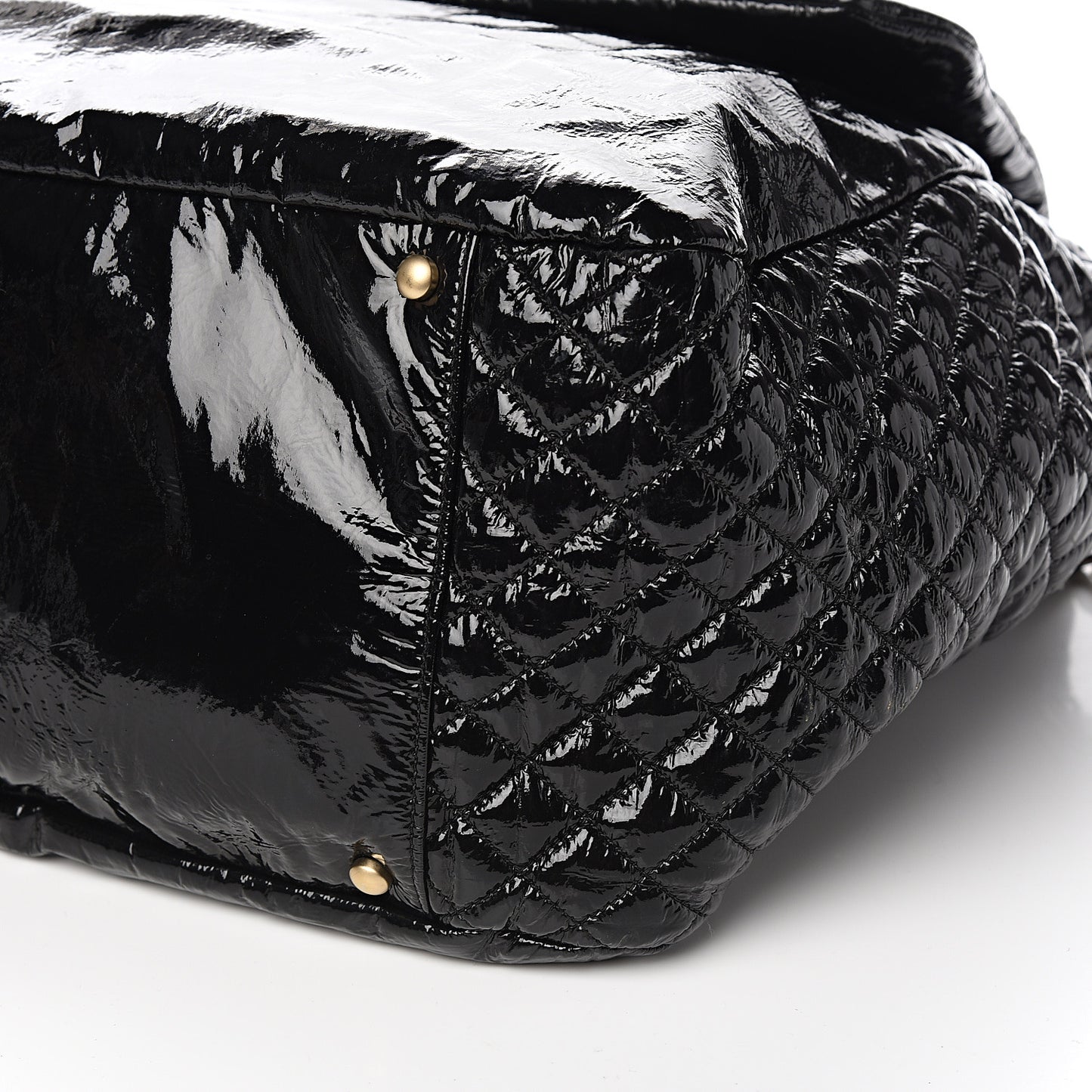 Vinyl XL Rock and Chain Flap Black