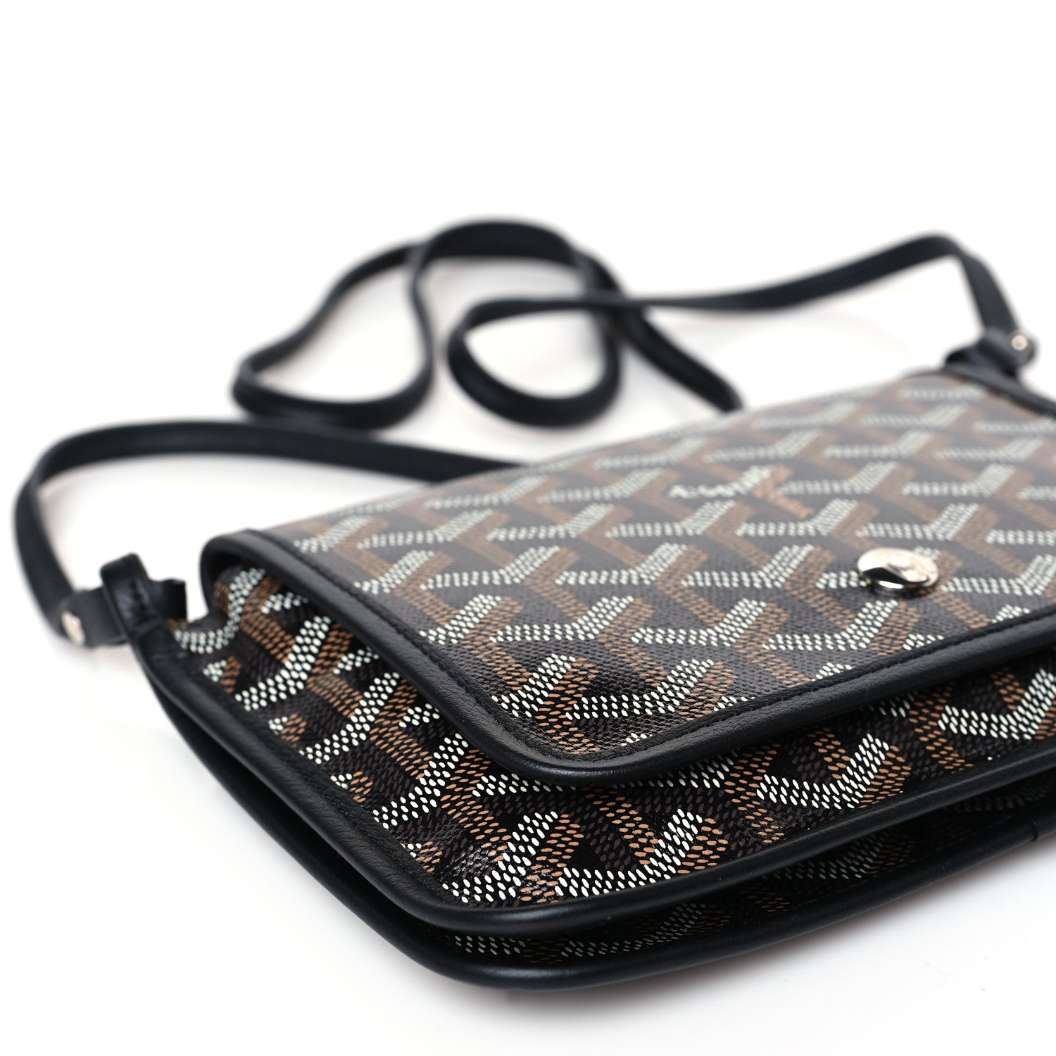 Goyard Goyardine Plumet Wallet Clutch Black 7 of 8