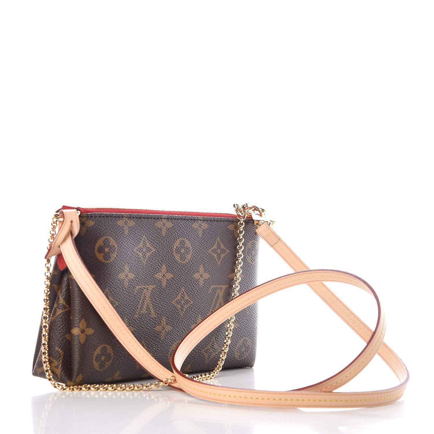 Louis Vuitton Monogram Pallas Clutch Cherry 3 of 9