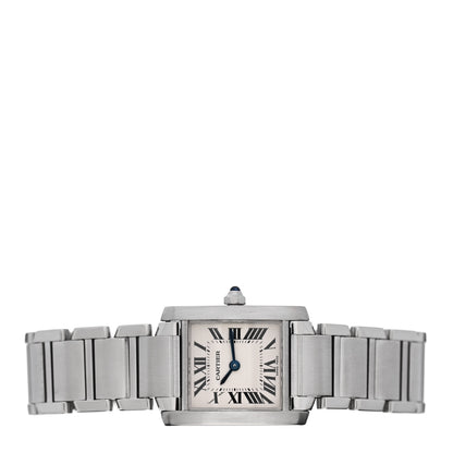 Cartier Stainless Steel 20mm Tank Francaise Quartz Watch 2 of 4