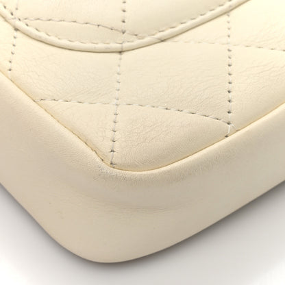 Chanel Calfskin Quilted Cambon Small Messenger White Black 12 of 12