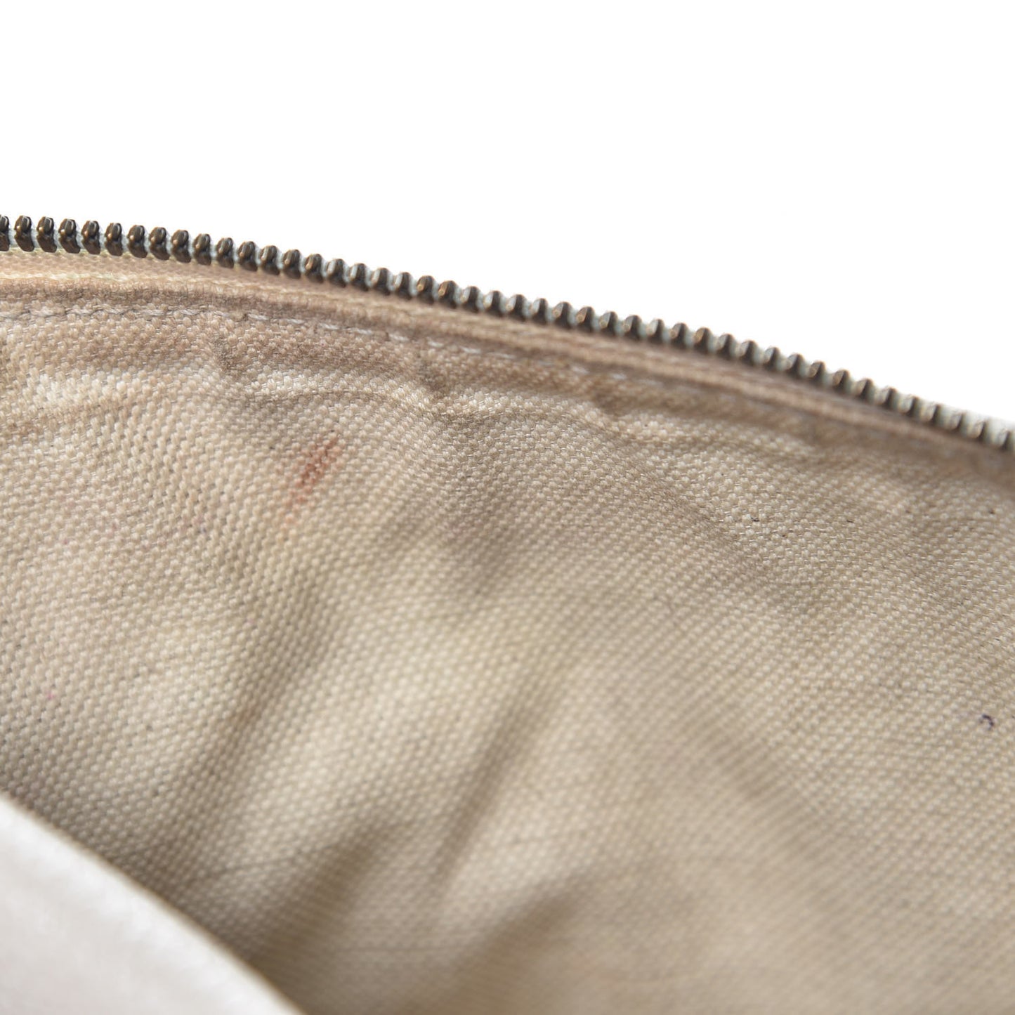 Grained Calfskin Logo Belt Bag White