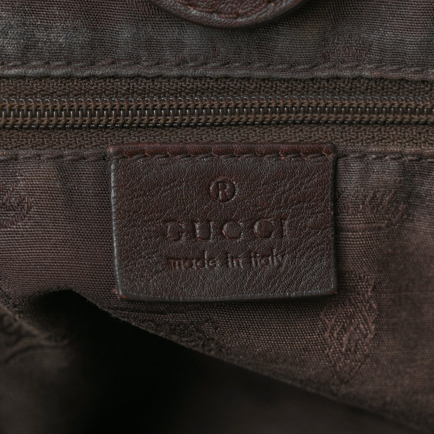 Guccissima Medium Sukey Tote Chocolate