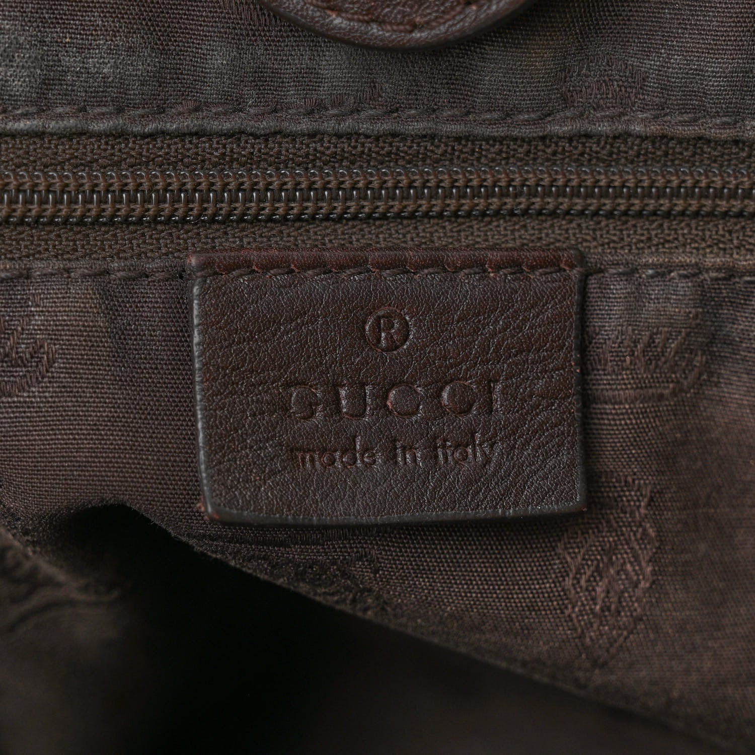Gucci Guccissima Medium Sukey Tote Chocolate 6 of 12