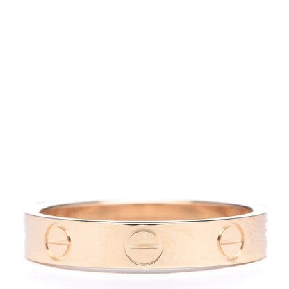 Cartier 18K Yellow Gold 3.5mm LOVE Wedding Band Ring 52 6 3 of 5