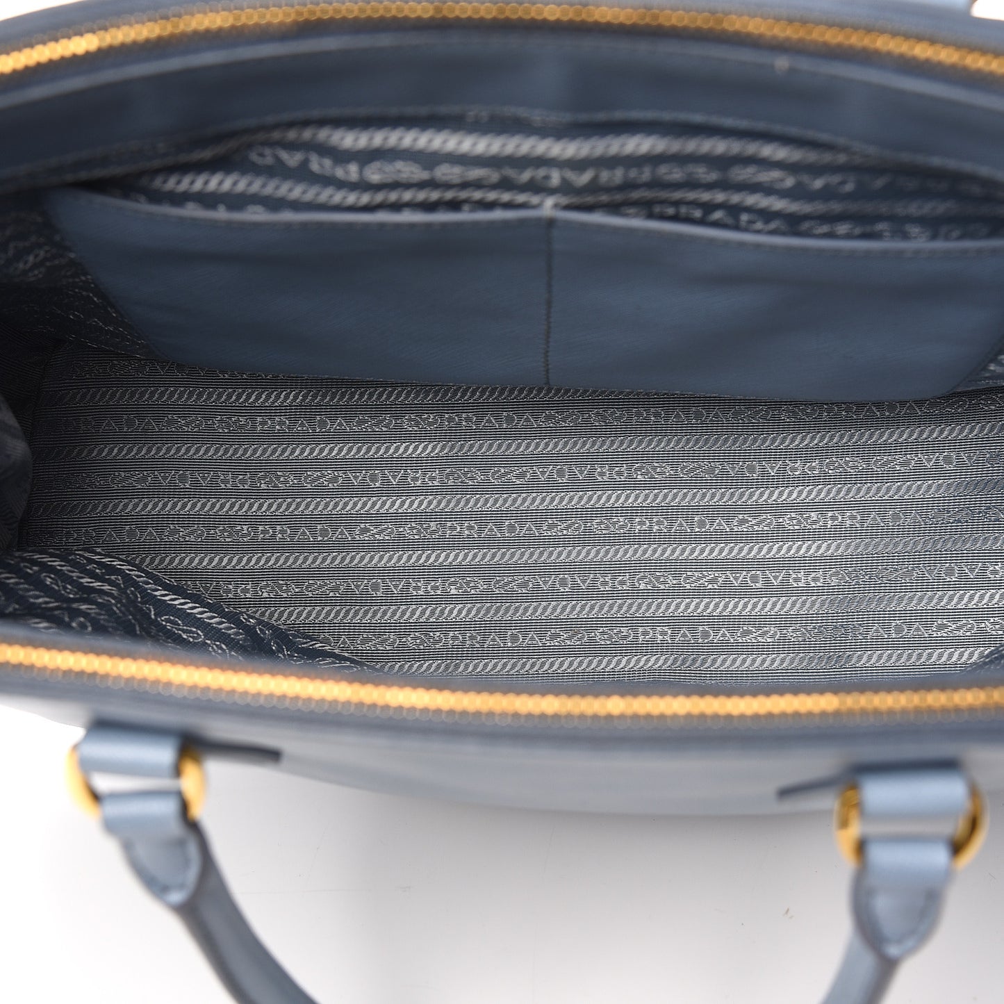 Saffiano Medium Galleria Double Zip Tote Aviazione
