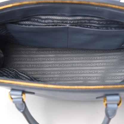 Prada Saffiano Medium Galleria Double Zip Tote Aviazione 5 of 20