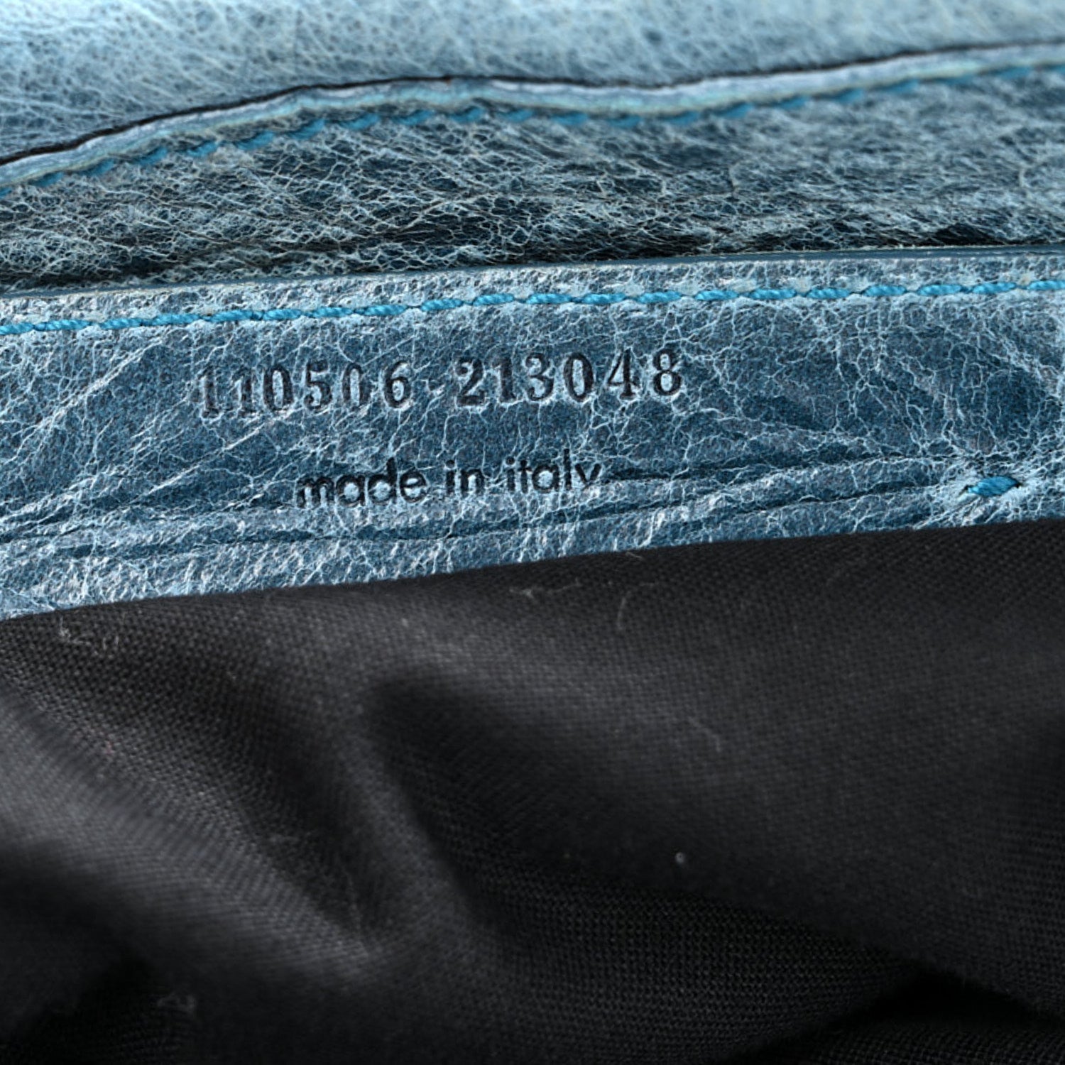 Balenciaga Agneau Classic Hardware Weekender Turquoise 7 of 16