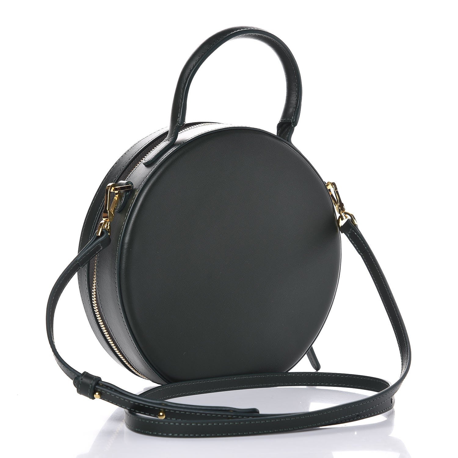 Mansur Gavriel Calfskin Circle Crossbody Bag Moss 3 of 7