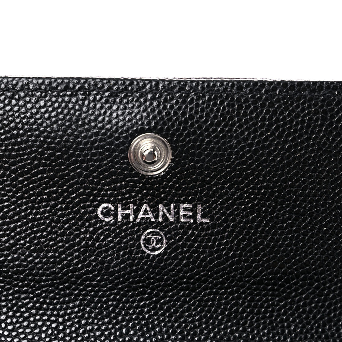 Chanel Caviar Quilted Boy Flap Card Holder Black 6 of 9