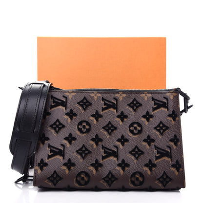 Louis Vuitton Monogram Tuffetage Triangle Messenger Black 12 of 12
