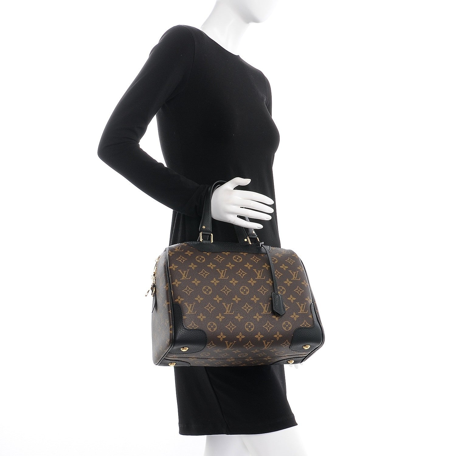 Louis Vuitton Monogram Retiro NM Black 3 of 8