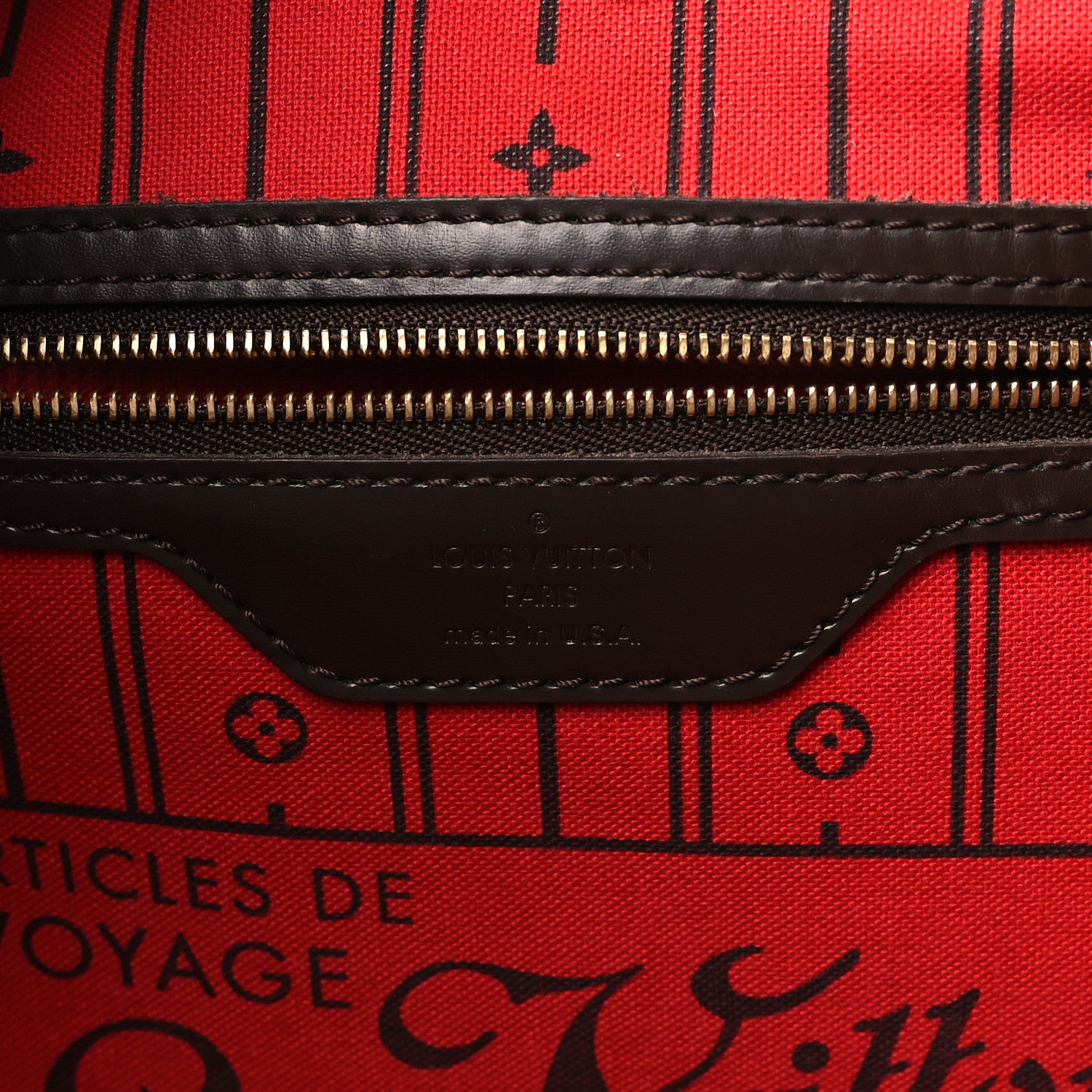 Louis Vuitton Damier Ebene Neverfull MM 6 of 8