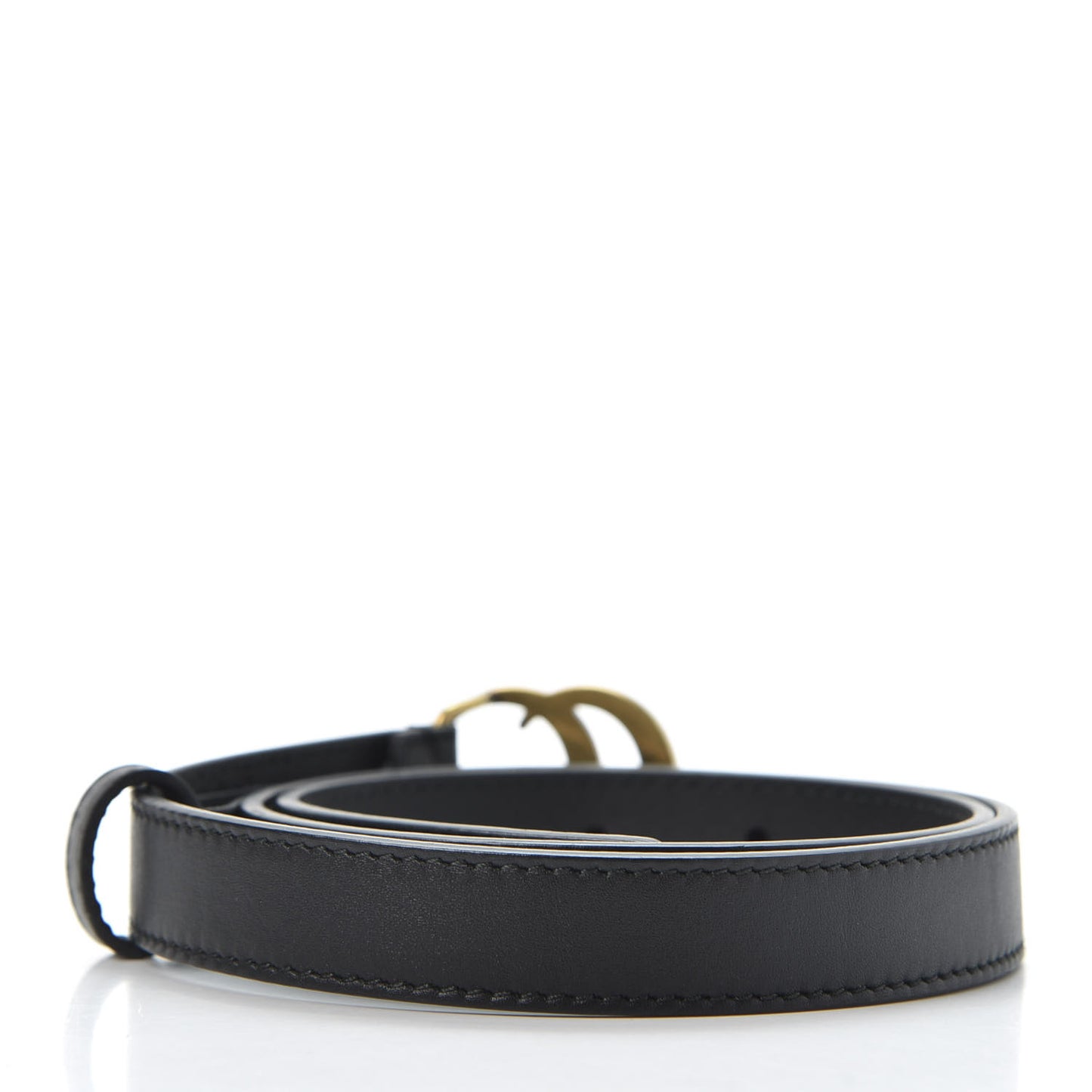 Calfskin Double G 20mm Belt 70 28 Black