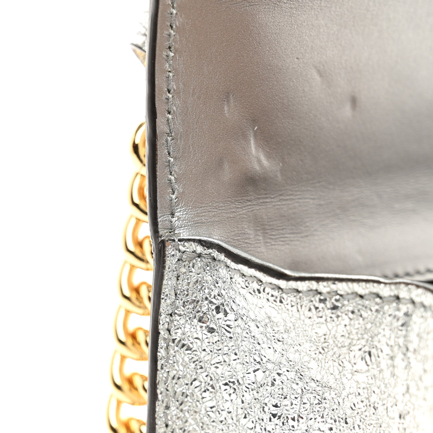 Gucci Galassia Small Padlock Shoulder Bag Argento 13 of 13