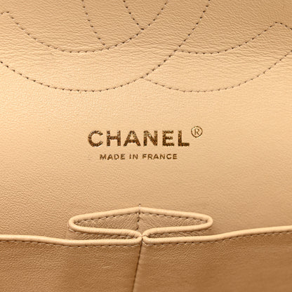 Chanel Lambskin Quilted Jumbo Double Flap Beige Clair 7 of 14