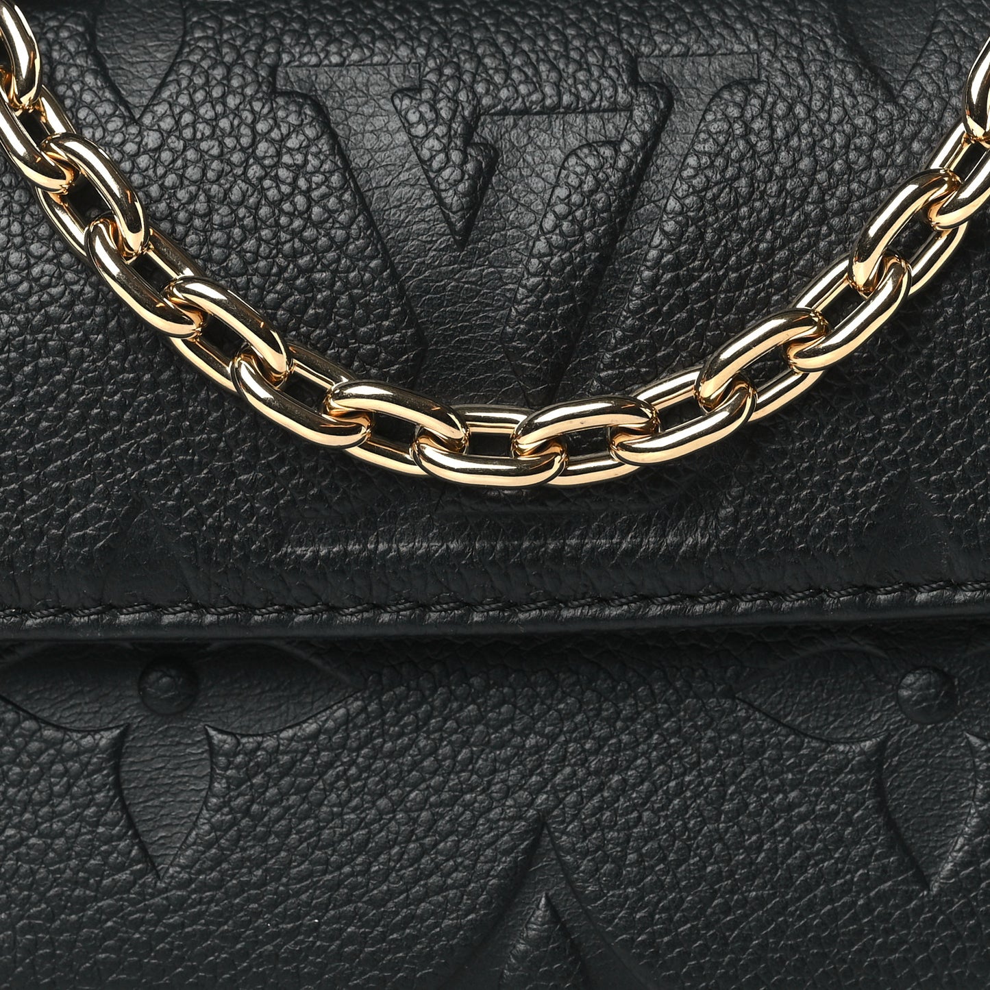 Empreinte Monogram Giant Ivy Wallet On Chain Black