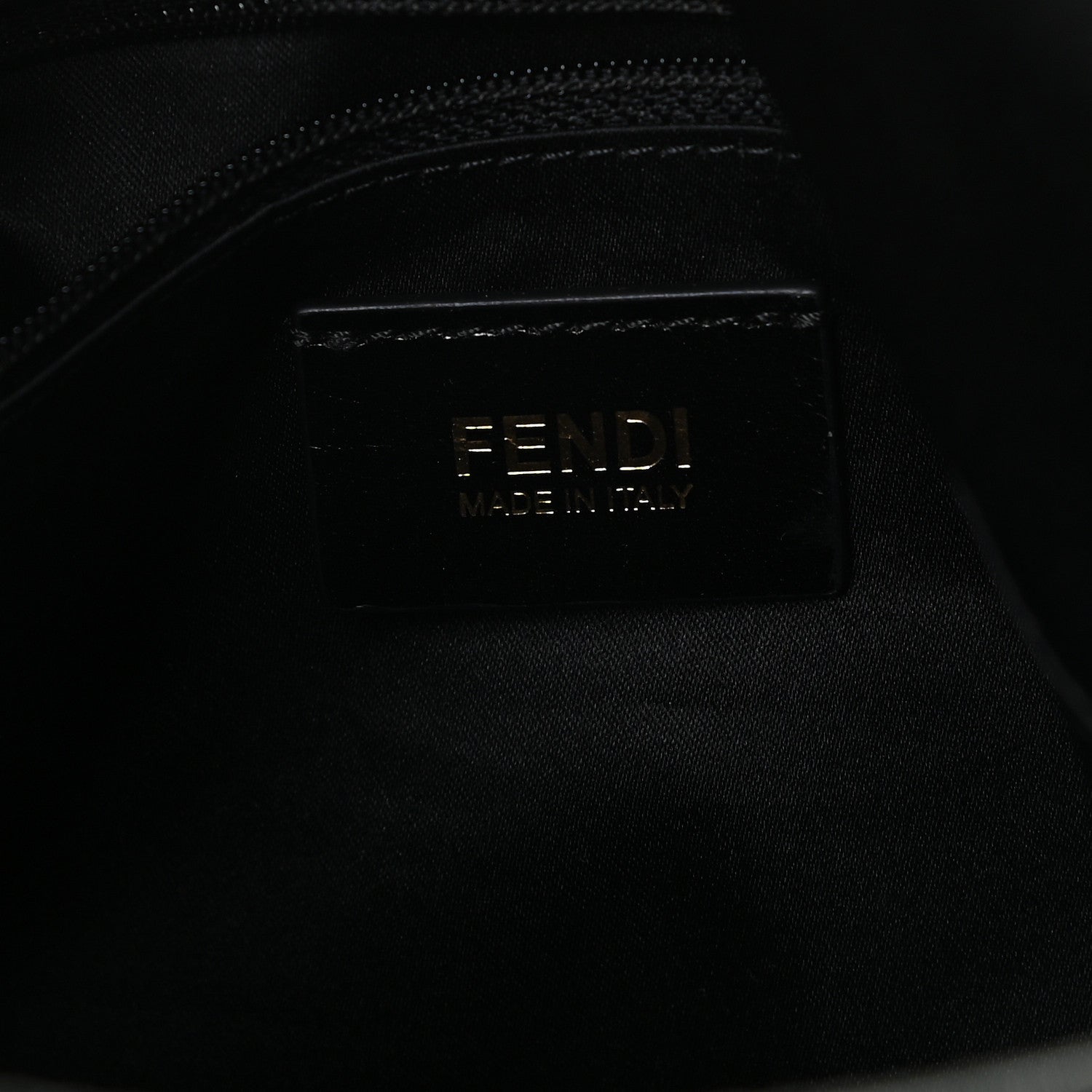 Fendi Vitello Savana Big Mama Baguette Black Tartaruga Natural 7 of 10