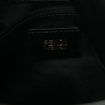 Fendi Vitello Savana Big Mama Baguette Black Tartaruga Natural 7 of 10