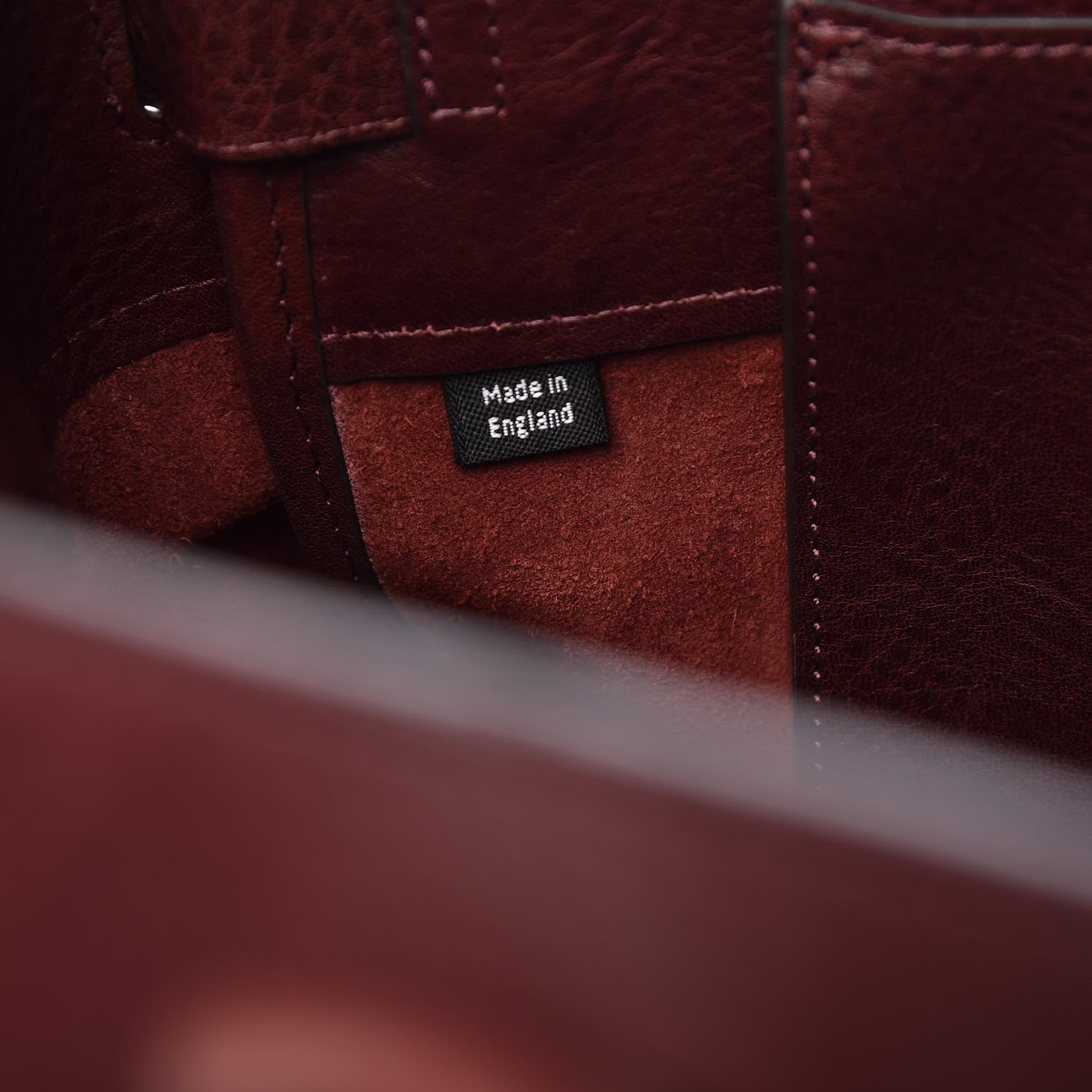 Mulberry Natural Leather Bayswater Oxblood 8 of 16