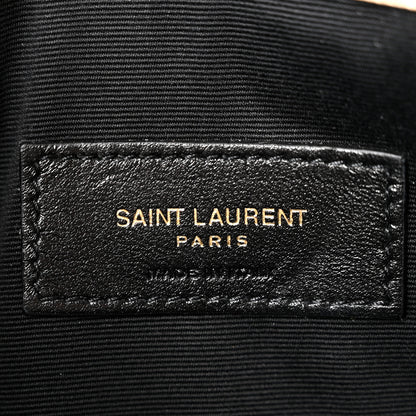 Saint Laurent Grain De Poudre Uptown Pouch Dark Beige 6 of 12