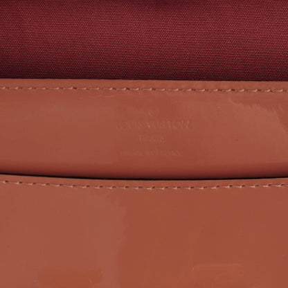 Louis Vuitton Patent Louise Clutch Rose Velours 6 of 6