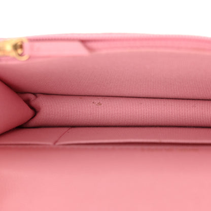 Chanel Caviar Quilted Flap Phone Holder With Chain Light Pink 12 of 13