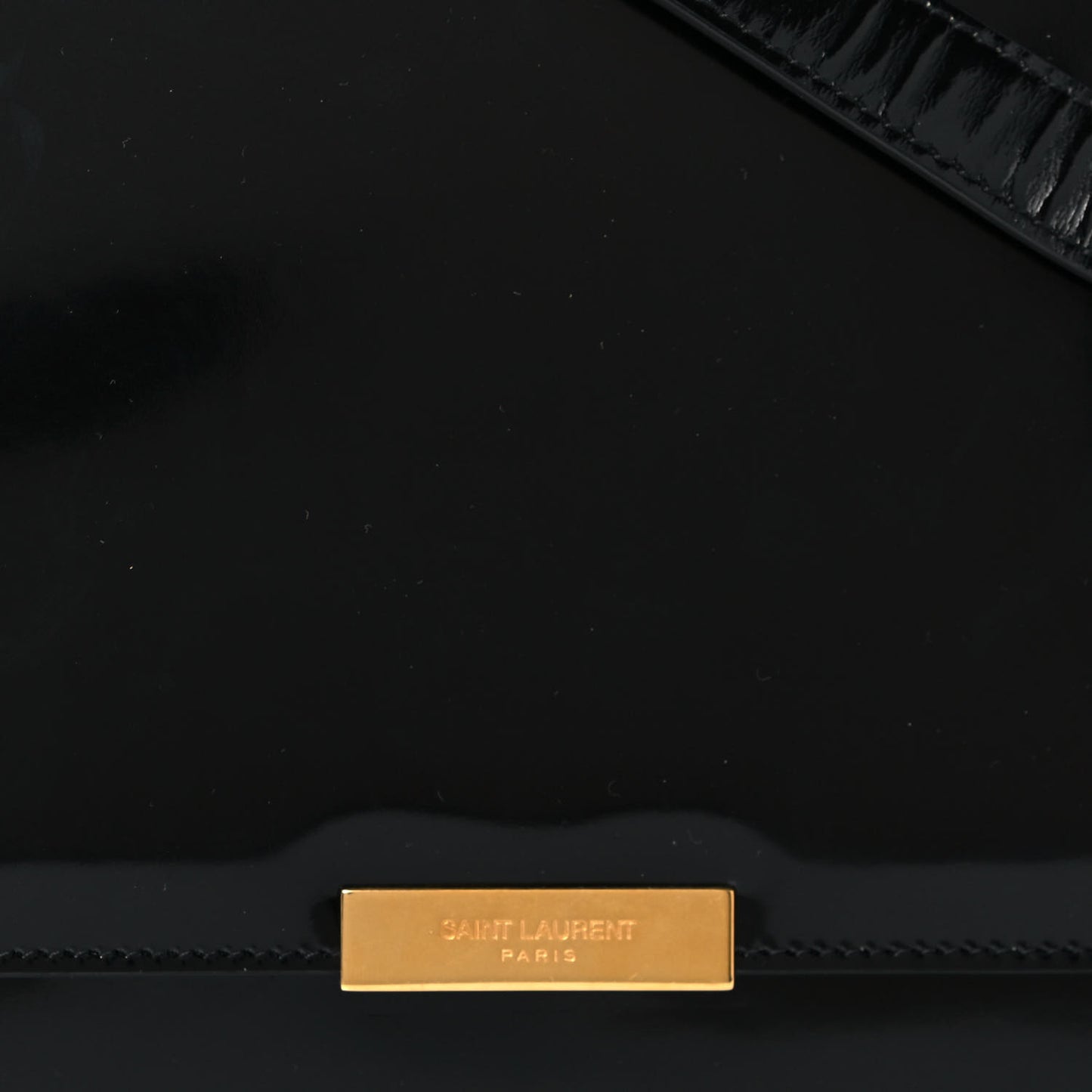 Patent Le 90 Shoulder Bag Black