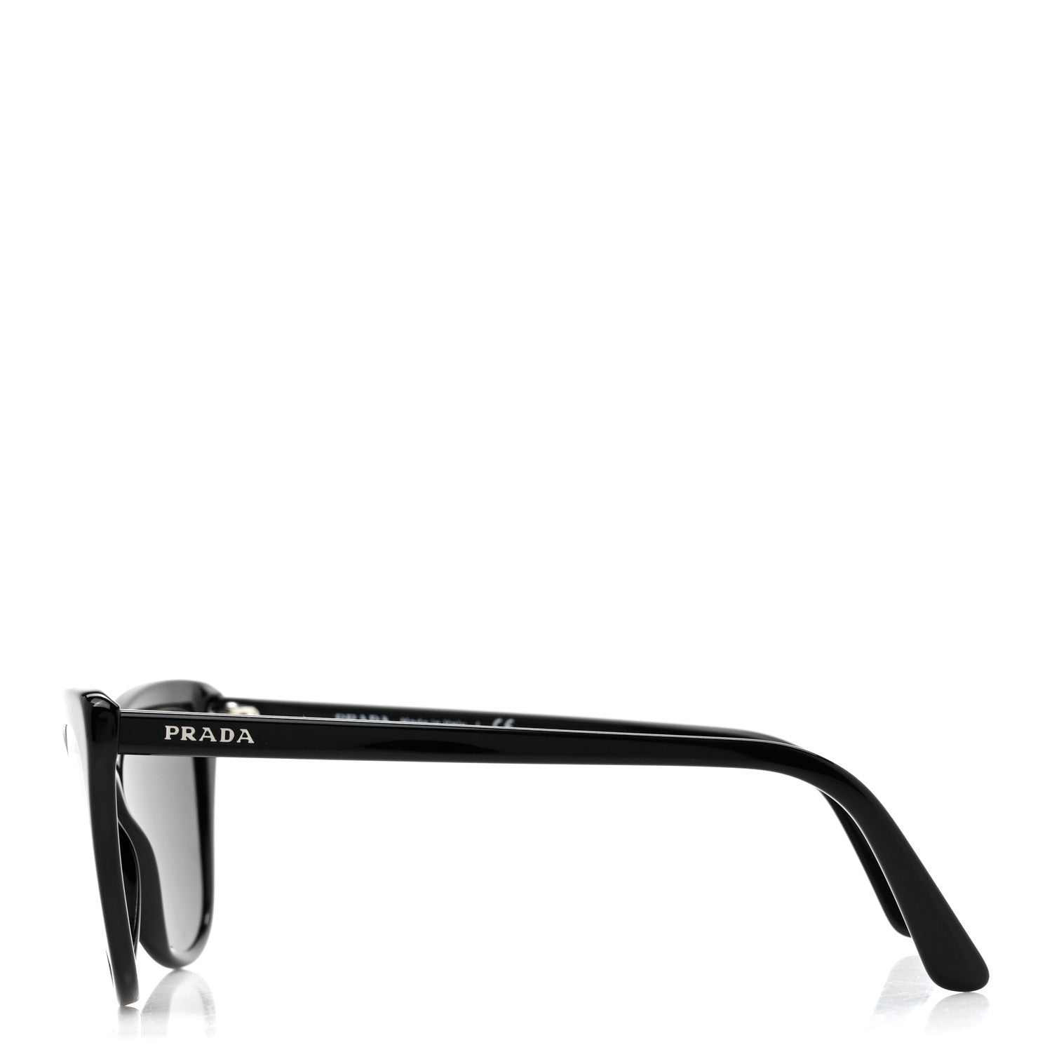 Prada Acetate Cat Eye Sunglasses SPR 01V Black 3 of 7
