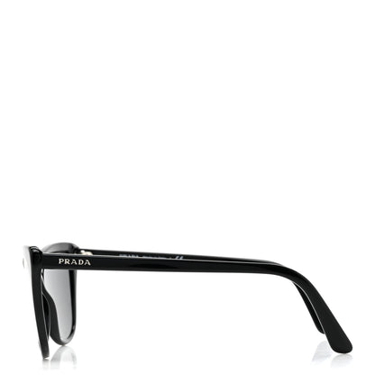 Prada Acetate Cat Eye Sunglasses SPR 01V Black 3 of 7