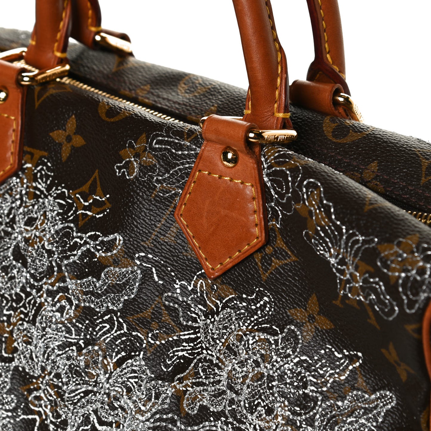 Monogram Dentelle Speedy 30 Silver
