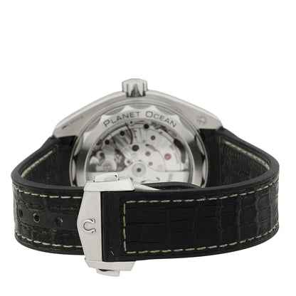 Omega Stainless Steel Alligator 44mm Seamaster Planet Ocean Automatic Watch Black 215.33.44.21.01.001 3 of 4