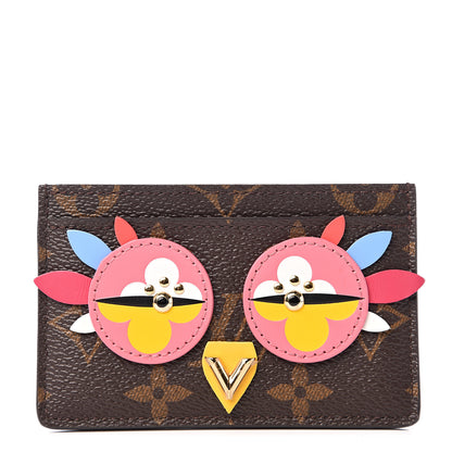 Louis Vuitton Monogram Lovely Birds Card Holder 1 of 5