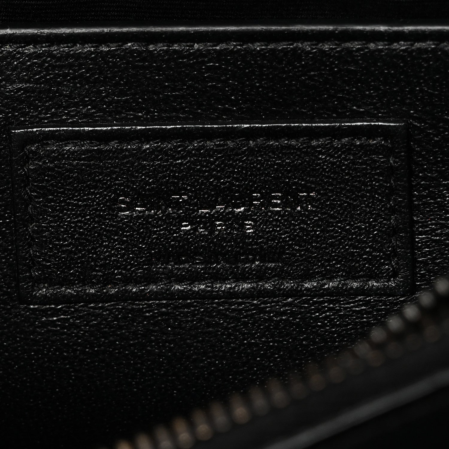 Saint Laurent Sheepskin Matelasse Chevron Monogram Monochrome Medium College Bag Black 6 of 10