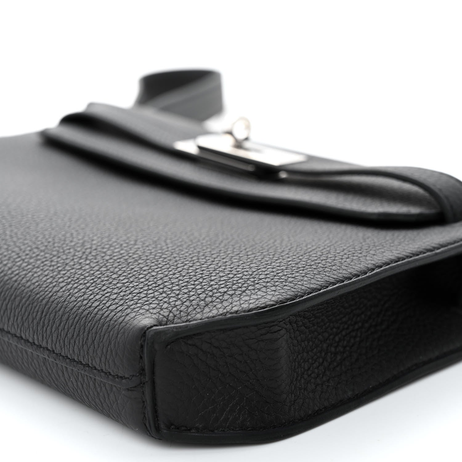 Hermes Togo Kelly Depeches 25 Pouch Black 11 of 11