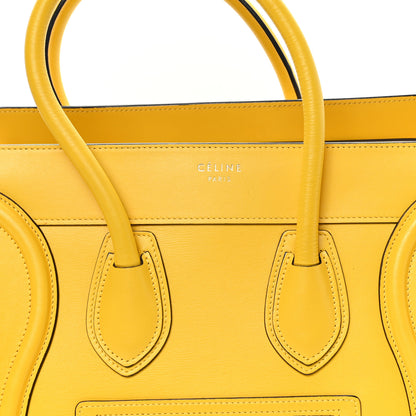 Celine Smooth Calfskin Micro Luggage Citron 7 of 11