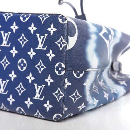 Louis Vuitton Monogram Escale Neonoe MM Blue 9 of 10