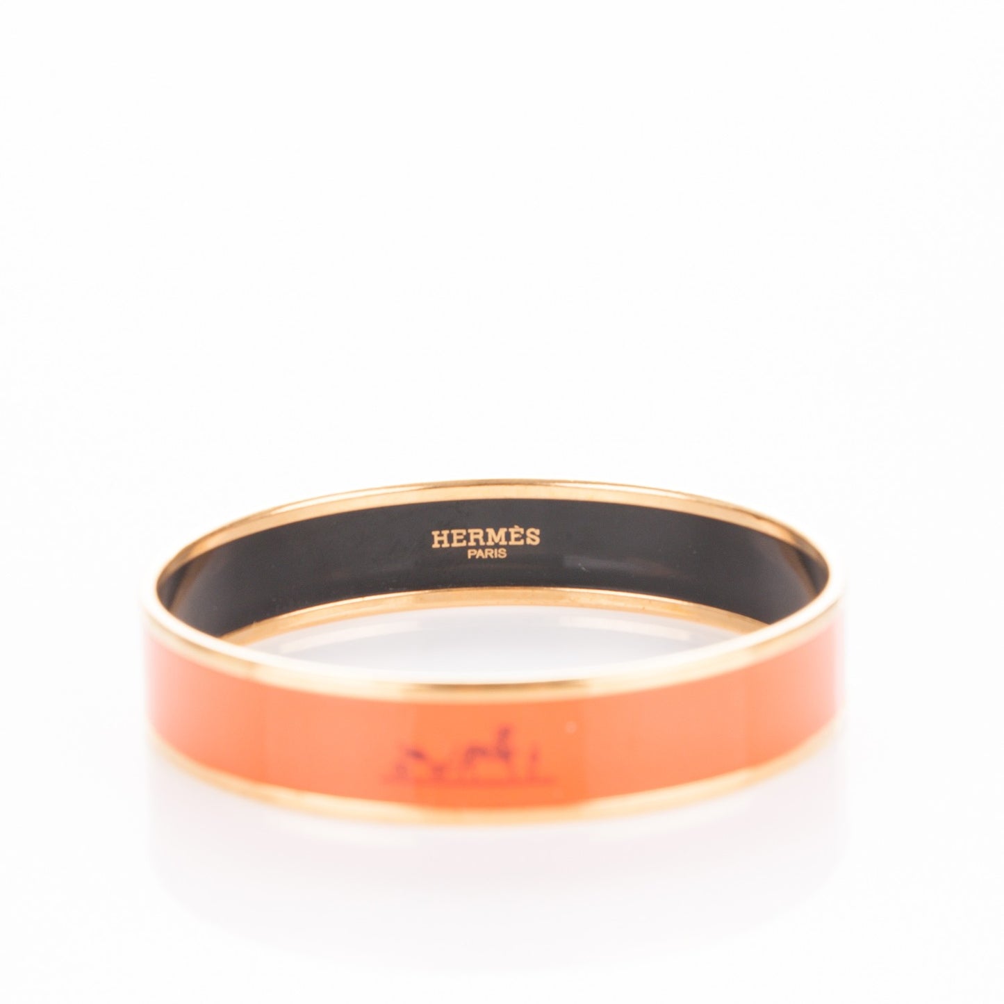 Enamel Printed Caleche M Bracelet Orange