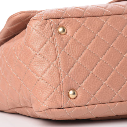 Chanel Calfskin Quilted XXL Travel Flap Bag Pink 8 of 11