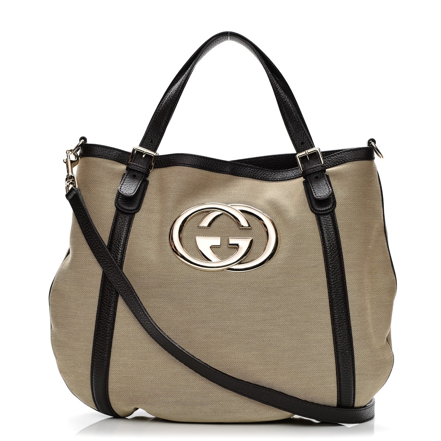 Canvas Britt Tote Dark Brown