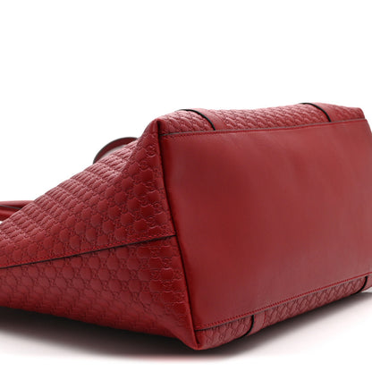 Gucci Soft Microguccissima Large Dome Satchel Red 10 of 11