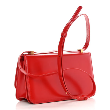 Bottega Veneta Spazzolato Calfskin Classic BV Classic Bag Bright Red 3 of 12