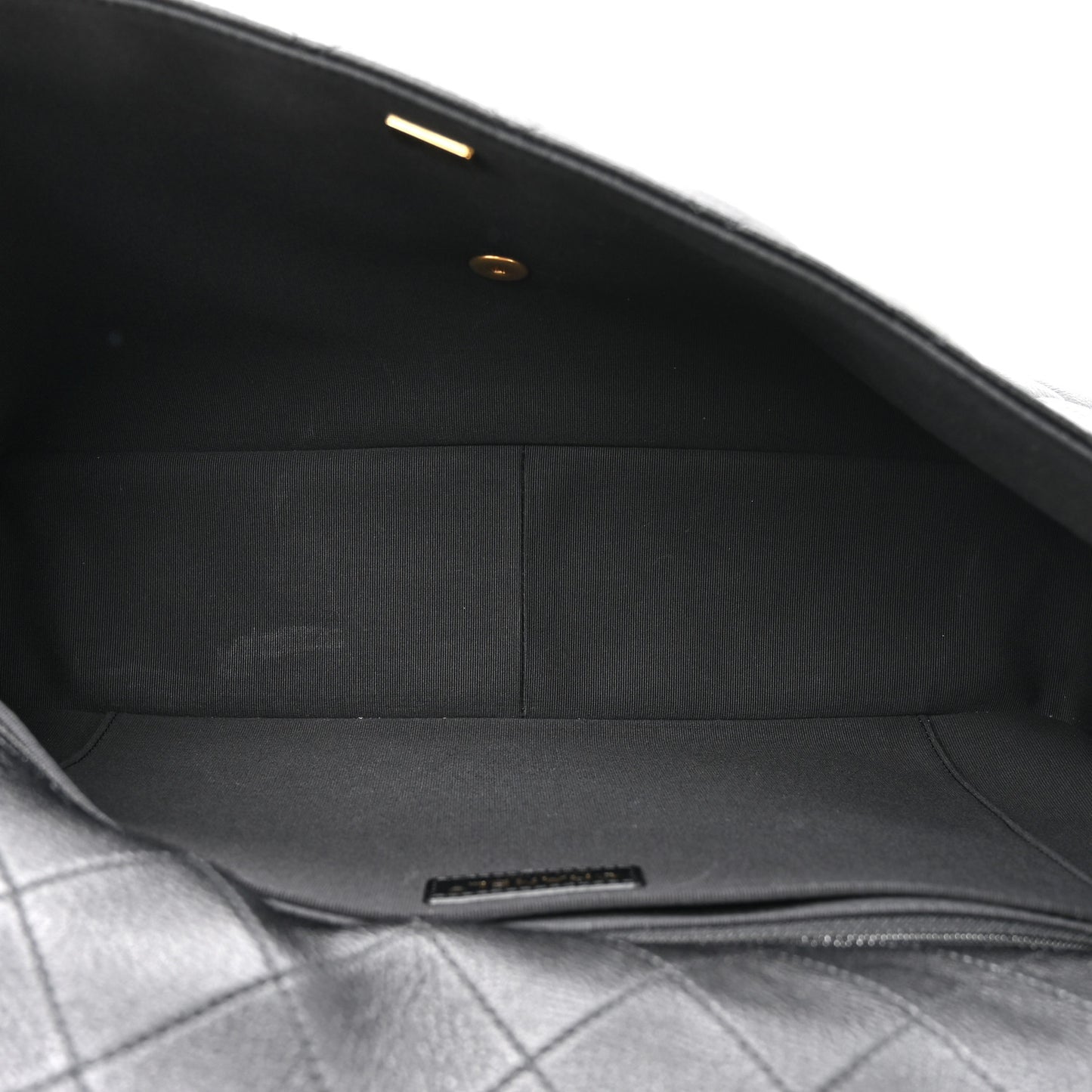 Caviar Quilted XXL Travel Flap Bag Black