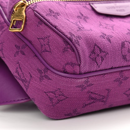 Louis Vuitton Denim Monogram Outdoor Bumbag Purple 7 of 9