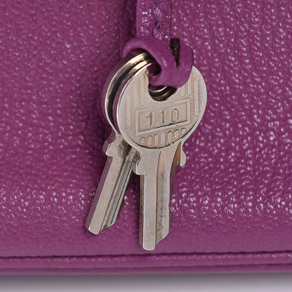 Hermes Chevre Mysore Birkin 25 Cyclamen 23 of 43